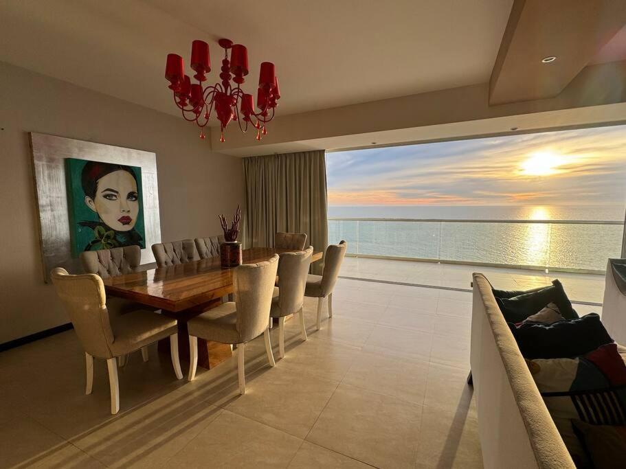 شقة Departamento De Lujo Vista Al Mar Piso 15 ماساتلان المظهر الخارجي الصورة